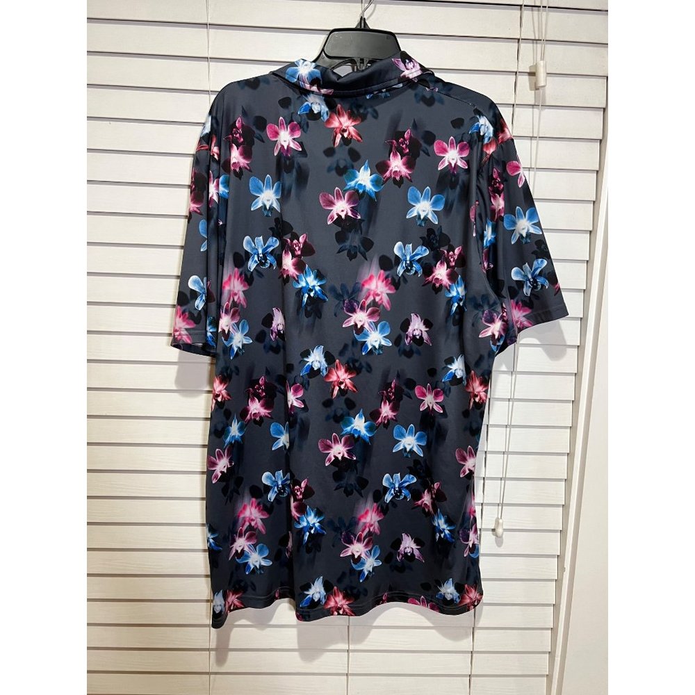 Proud 90 Floral‎ Polo Shirt - Size XXL - Picture 3 of 3